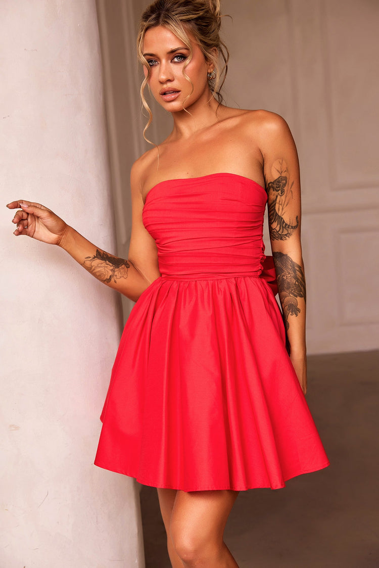 Sugar Crush Mini Dress - Red