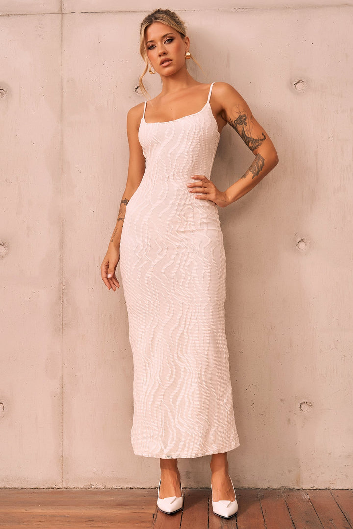 All You Need Is Lace Maxi Dress - Ivory