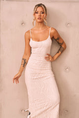 All You Need Is Lace Maxi Dress - Ivory