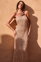 Nasha Maxi Dress - Gold