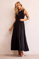 Just Looking Maxi Dress - Black