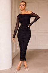 One More Serve Maxi Dress - Black