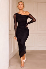 One More Serve Maxi Dress - Black