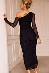 One More Serve Maxi Dress - Black