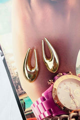 Falling For You Earrings - Gold