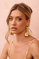 Morning Meadow Earrings - Gold