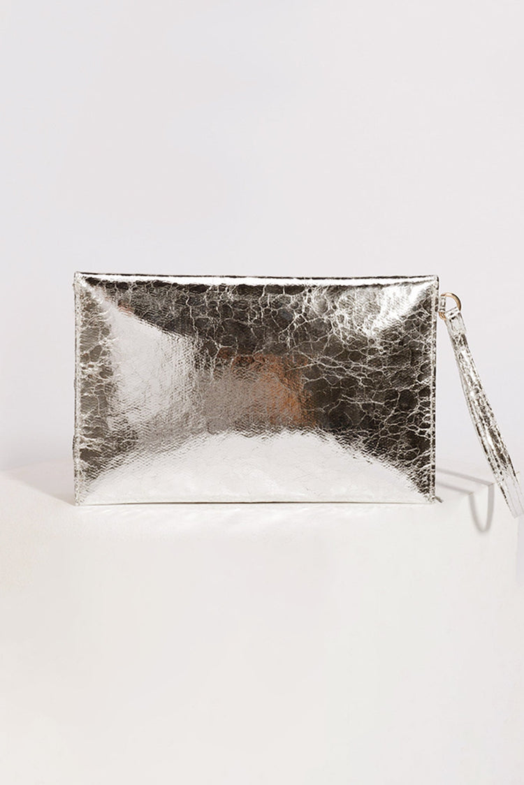 Shine With Me Clutch Bag - Sliver