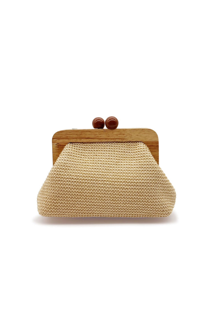 Strada Clutch Bag - Beige